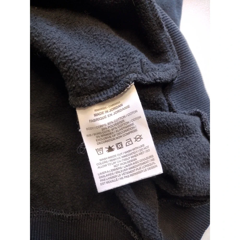 Nike Kids Pullover‎ Hoodie Black White Logo Fleece Sweatshirt XL Boys Girls